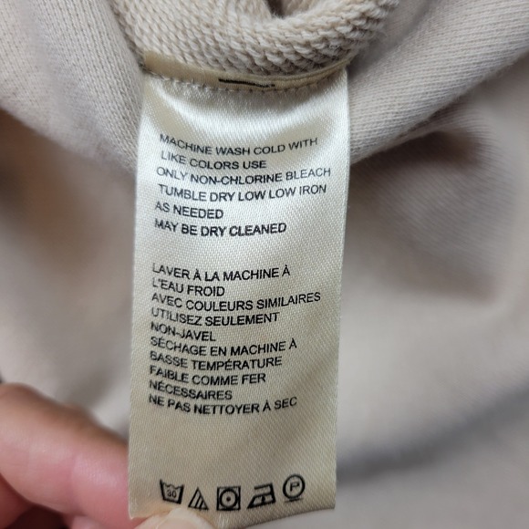 We The Free Backyard Hoodie Womens‎ Small Ecru Bandana Accent Free People - Picture 16 of 16